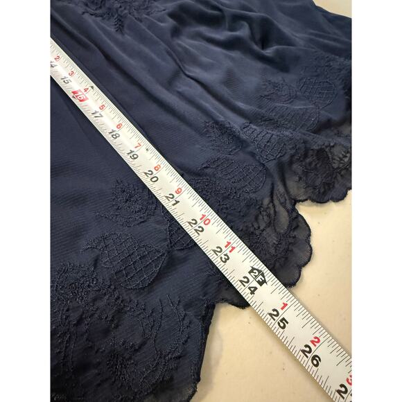 Ellane Rose Bohemian Embroidered Blouse with sheer Sleeves Size L - Picture 4 of 7